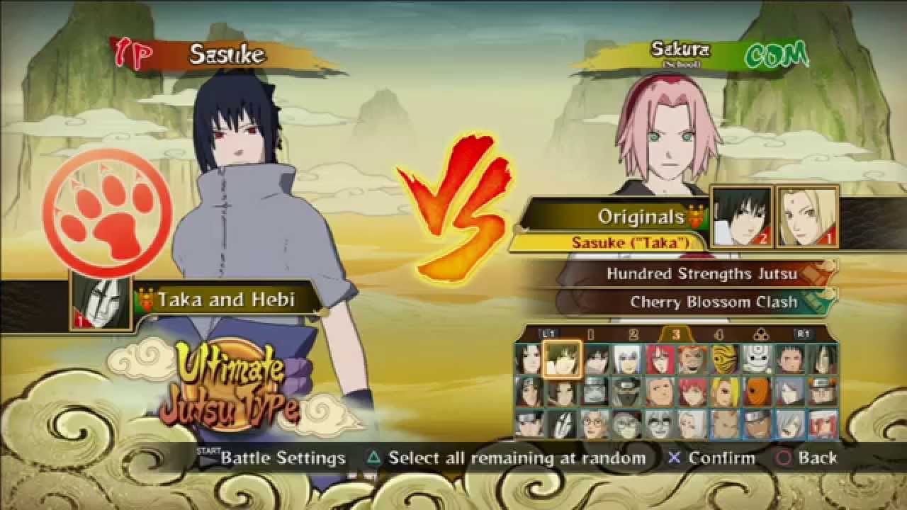 Sasukeorchimaru Vs Sakuratsunade Naruto Shippuden