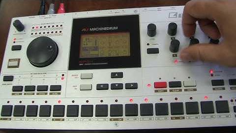 Elektron MachineDrum mkII Live Tweak Demo