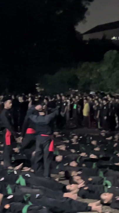 Suasana latihan Pagar nusa Pphy lirboyo. #pagarnusa #livestream #trending #santrikeren