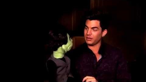 Behind The Scenes: "Puppet Masters" Glee Adam Lambert