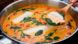 Healthy And So Delicious! A Quick & Easy Way To Cook Fish In An Amazing Sauce!