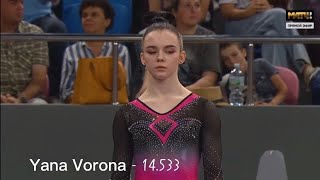 🥇Yana Vorona 🥈Angelina Melnikova 🥉Varvara Zubova - Balance Beam Event Final - July 2022