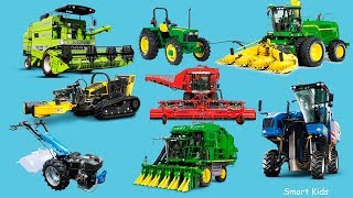 Agricultural Transport for kids |  Learn names and Sounds Transport