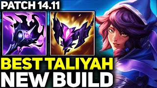 RANK 1 BEST TALIYAH IN THE WORLD NEW BUILD GAMEPLAY! (PATCH 14.11) | Season 14 League of Legends