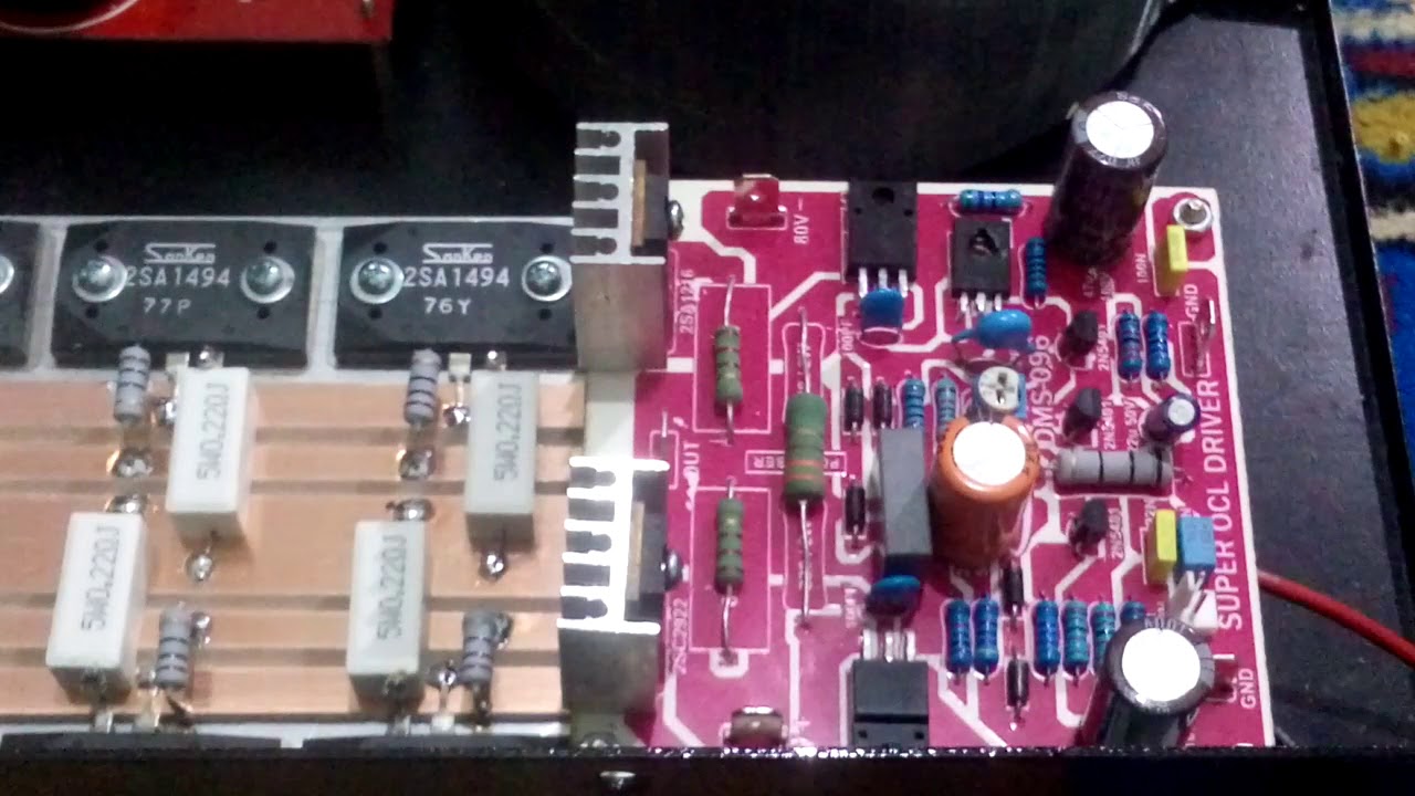 Power Amplifier Super OCL 500W Circuit 500w t