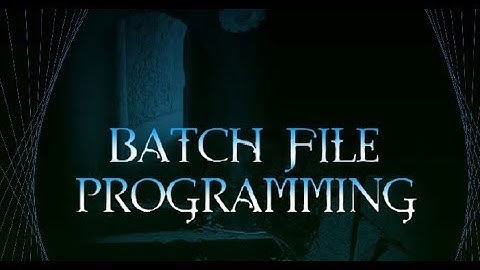 Batch Programming  Lesson 8 Advanced encryption decryption script