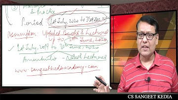 Amendments for June 2021 Examination (Company Law New Syllabus)