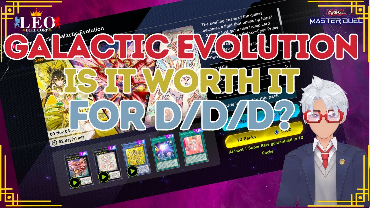 Can D/D/D utilize the new Selection Pack: Galactic Evolution in Yu-Gi-Oh! Master Duel