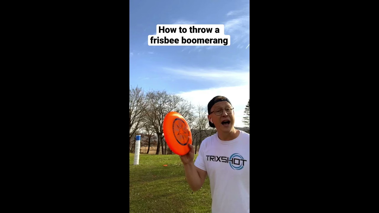 Frisbee Boomerang Tutorial