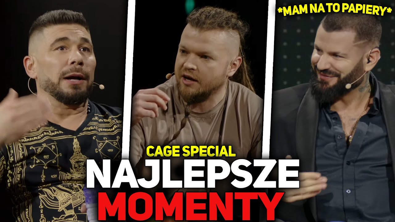 (Wardęga, Gola, Szalony Reporter) - CAGE SPECIAL FAME 20 - NAJLEPSZE MOMENTY