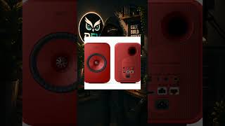 KEF LSX II Lava Red🔥| Luxury Speakers That Sound Unreal🎵#KEF #LSXII #Speaker #LuxuryTech #Shorts