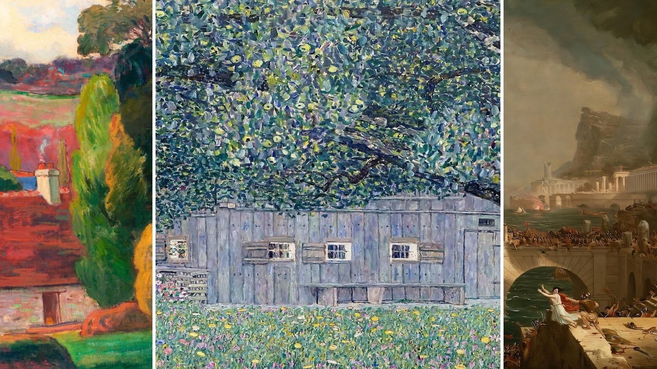Masterpieces TV — Silent Art Gallery · April 28 Morning | Shishkin · Before the Storm & others