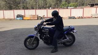 Yamaha FZX750 1986 Fazer test ride