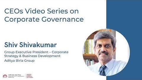 CCGC CEOs Video Series: Mr Shiv Shivakumar