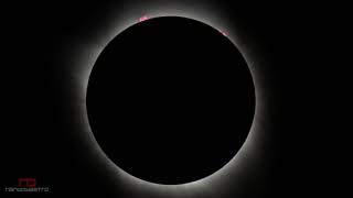 2017 North America Total Solar Eclipse Real-Time 4K - RainbowAstro