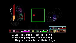 VS Everyname! (Secret Boss)  RIBBIT! A Deltarune MOD by TheMaximus!