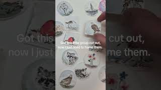 Getting these cuties cut and prepped! #miniart #tinypainting #tinyart #miniatures #minipainting