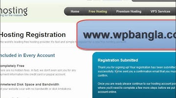 Wordpress Bangla Video Tutorial 02 _ Register for Free Hosting _ Md. Foysal Hossain Sohag.mp4