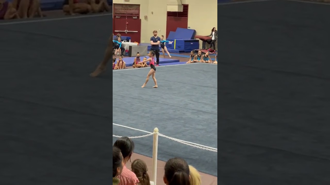 Level 3 gymnastics floor routine 2022 Teddy bear classics YouTube