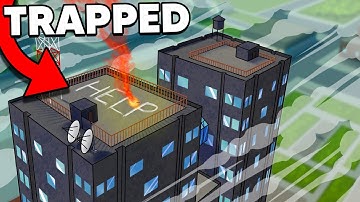 TRAPPED on the HIGHEST Building in Project Zomboid