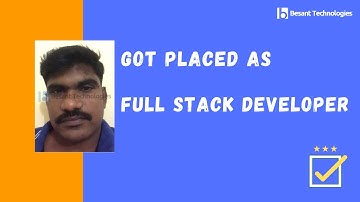 Besant Technologies BTM Placement Review | Manoha Got Placed in Oneindia | Full Stack Course BTM