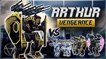 Vengeance ARTHUR w/ Ultimate Nuke AMP VS Meta – Titan Gameplay | War Robots