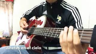 Video voorbeeld van "Jinetes en el cielo - La Kumbre con K 🐎 (bajo Quinto cover)"