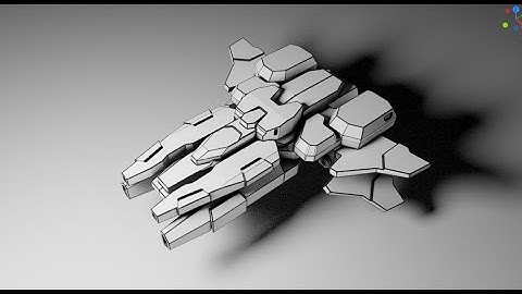 Simple Spacecraft Speed Modeling - Grid Modeler (blender addon)