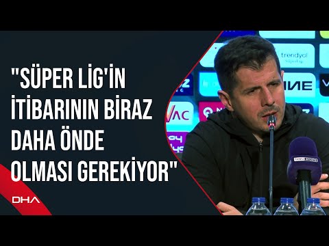 Ankaragücü Teknik Direktörü Emre Belözoğlu: Süper Lig'in biraz daha itibarının önde olması gerekiyor