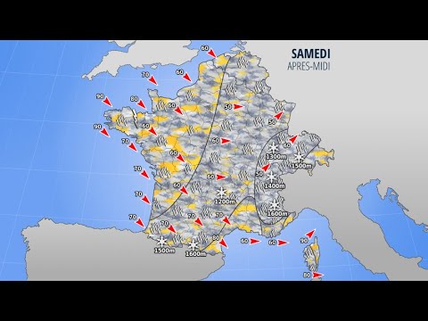 Bulletin météo du Vendredi 3 Décembre 2021