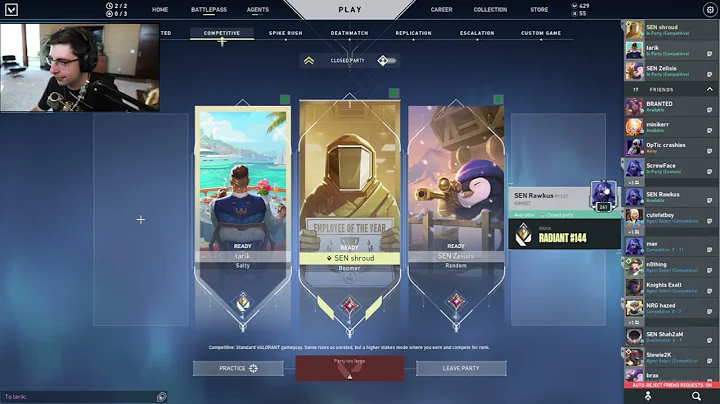 Tarik and zellsis fighting for their bae to duo with