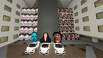 POV YOSHOI AND OBUNGA FUN WITH THREE BOTS! #nextbots #gmod #rbdgaming1m