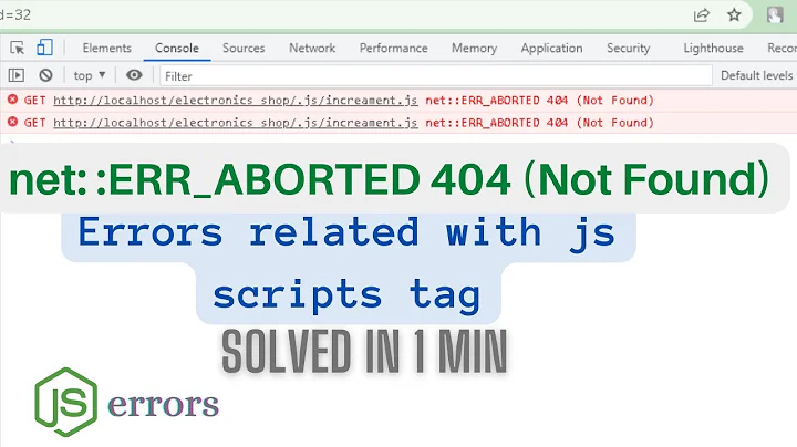 net: :ERR_ABORTED 404 (Not Found) || Js errors