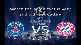 Watch the game exclusively and without cutting LIVE PSG vs FCB [05/12/2017] screenshot 4