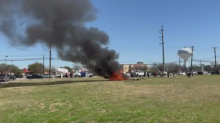 Two dead after a helicopter crashes in Rowlett