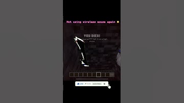 Not using wireless mouse again 😵‍💫#minecraft #gamingcommunity #viralvideo #gaming