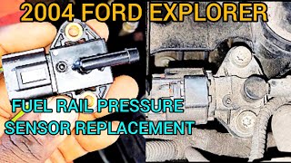 How to replace fuel rail pressure sensor on a 2004 ford explorer DIY