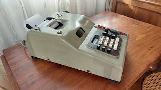 1945 Olivetti MC4 Multisumma running without body | made in Italy | electromechanical calculator