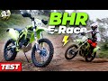 Test bhr erace  riding an electric dirtbike with gearbox  its crazy 