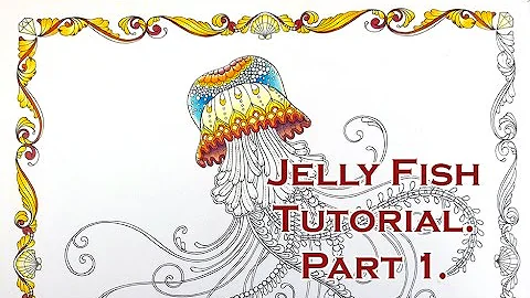 Colouring Tutorial: JellyFish in Lost Ocean. Part 1
