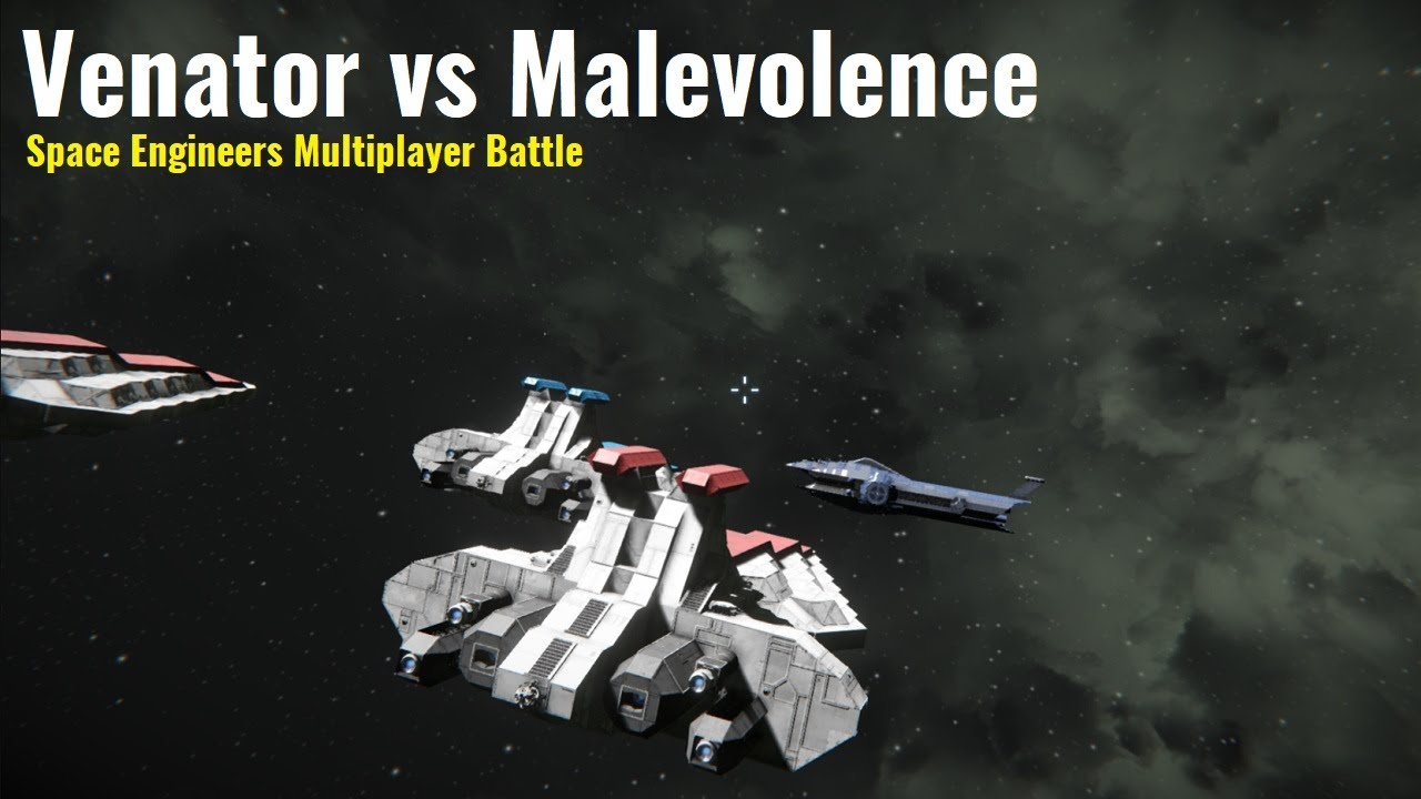 Space Engineers - Star Wars Battle - Venator vs Malevolence - YouTube