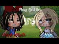 Princess Rap Battle | Snow White vs Elsa | Gacha Life Version  | Meme Gacha Life |Meme| #shorts