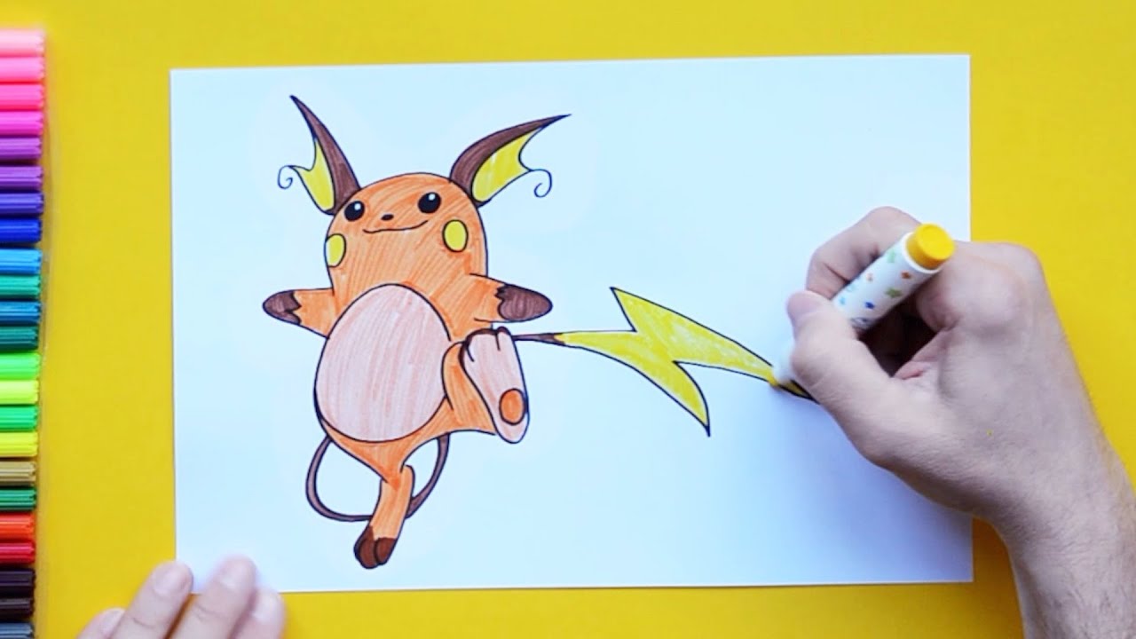 Como Desenhar e Pintar POKEMÓN - RICHU - Vídeo Dailymotion