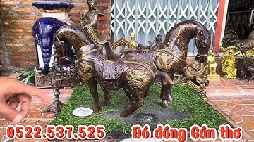 Tượng đồng phong thủy _ Tượng Rồng phun châu _ Ngày 19/6  #đồcổ #đồđồng#đồđồngcầnThơ