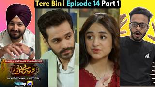 Tere Bin Episode 14 Part 1 Yumna Zaidi - Wahaj Ali Jeet Singh Reactions