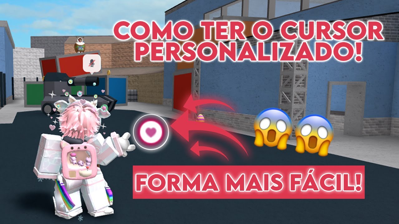 COMO PERSONALIZAR O MOUSE DO ROBLOX 