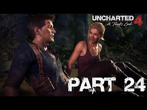 Uncharted 4 A Thief's End Walkthrough Gameplay Part 24 - Avery's Descent