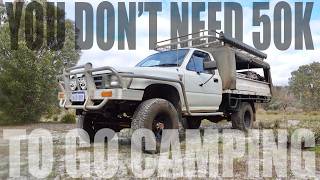 A REAL Budget Camping Rig | My LN106 Hilux @BushRats