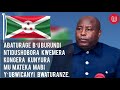 H.E Évariste NDAYISHIMIYE .Twiteguye kurwana uko bishoboka kose