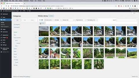 WordPress Media Library Organizer Plugin